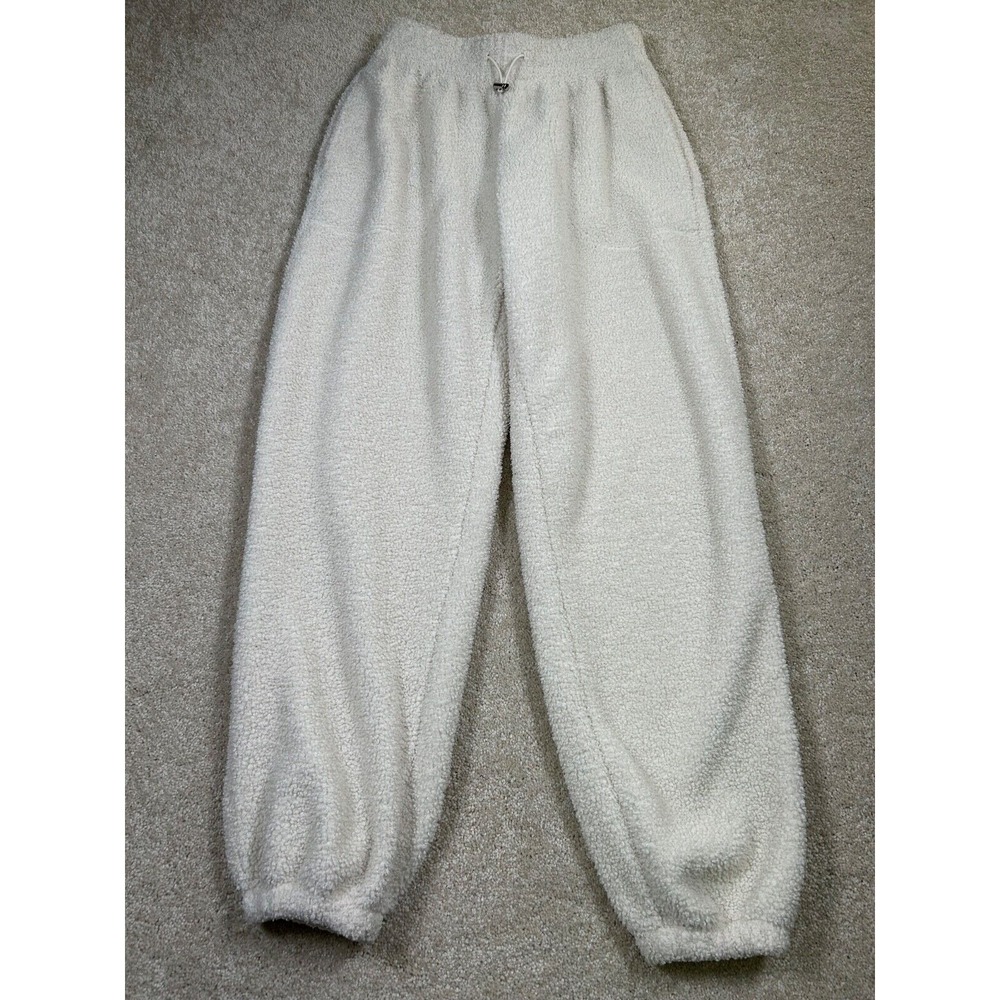 Ambercrombie & Fitch Soft A&F Collection White Fuzzy Sweatpants Womens S
